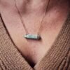 COLLIER EN AIGUE MARINE