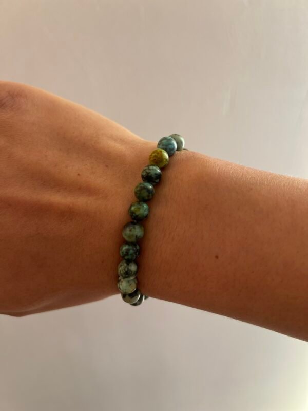 BRACELET EN TURQUOISE AFRICAINE