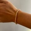 BRACELET EN PIERRE DE LUNE ROSE