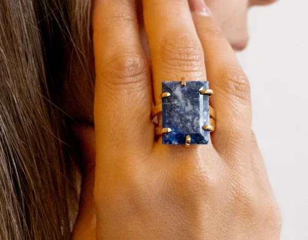 BAGUE EN LAPIS LAZULI