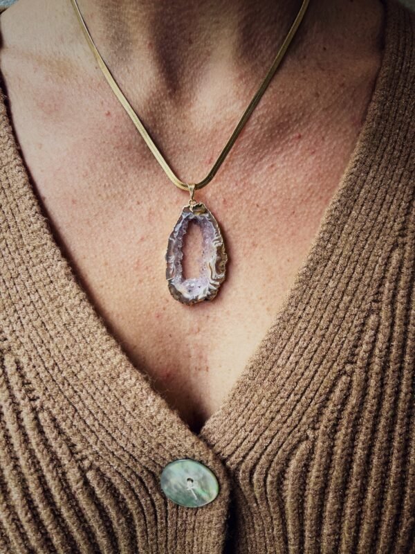 COLLIER D'AGATE