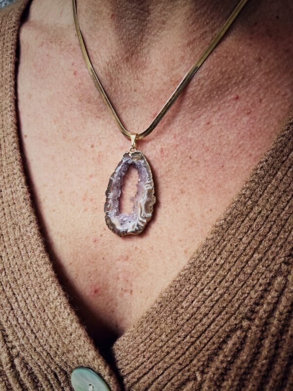COLLIER D'AGATE
