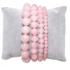 BRACELET EN QUARTZ ROSE