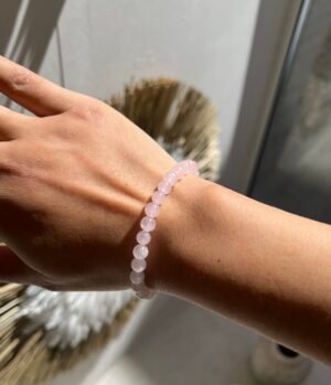 BRACELET EN QUARTZ ROSE