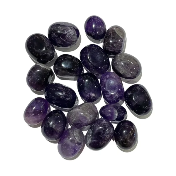 Pierre roulée d’Améthyste – Protection, apaisement et spiritualité