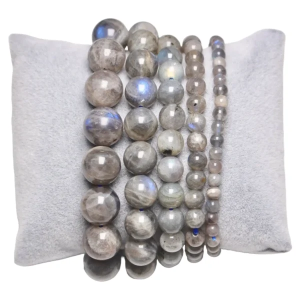 Bracelet en labradorite naturelle – bijou énergétique de protection et d’équilibre – Orna Spirit