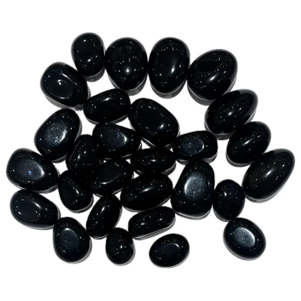 Pierre roulée d’Obsidienne œil céleste – Protection, ancrage et clarté intérieure