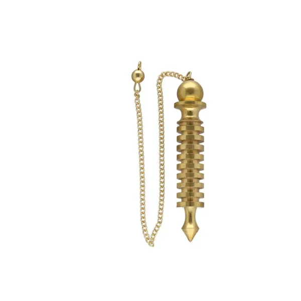 Pendule Égyptien Osiris en Laiton Doré – Précision, Énergie & Protection